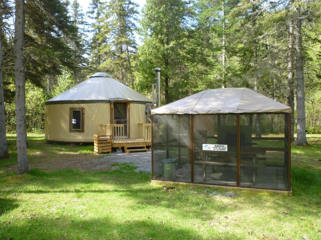 Villa Rivière Petit Saguenay Esterno foto